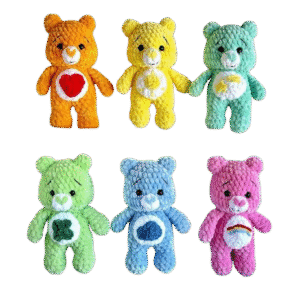 Handmade Crochet Care Bears